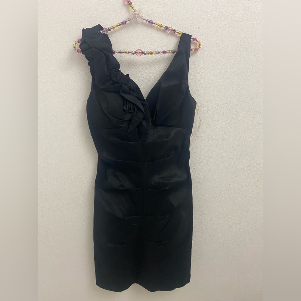 dress, black, small, stretchy, one way
